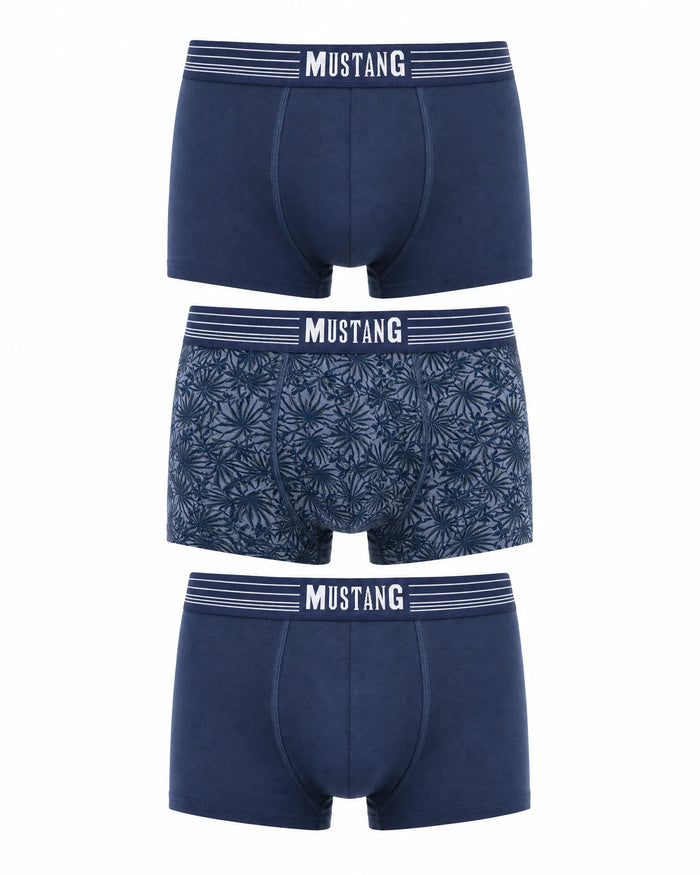 Mustang - 3 pack - Boxershorts - Print/Navy