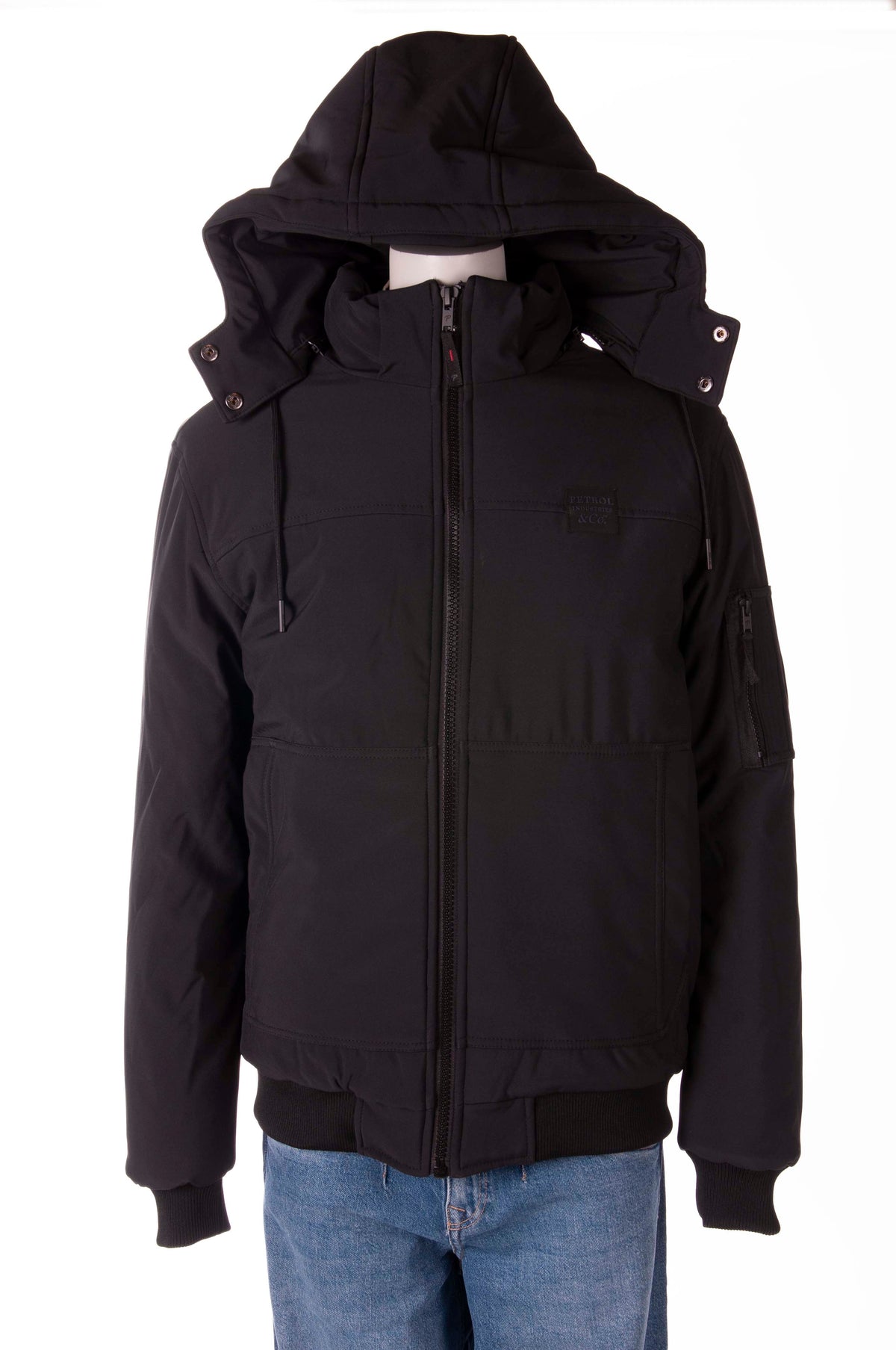Petrol vest noir pour homme