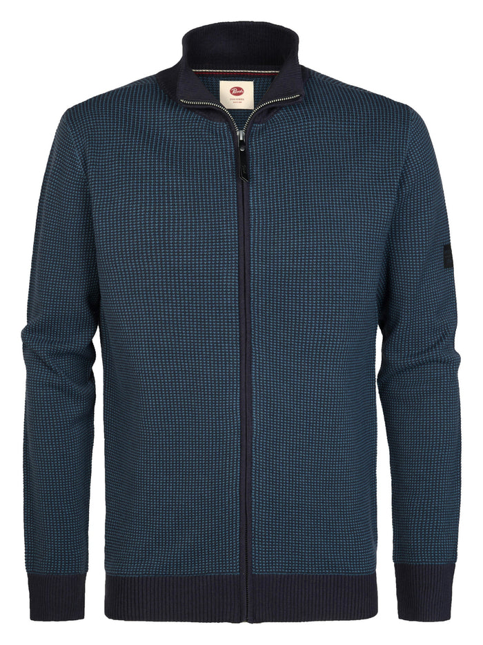 Petrol - Cardigan - Donkerblauw