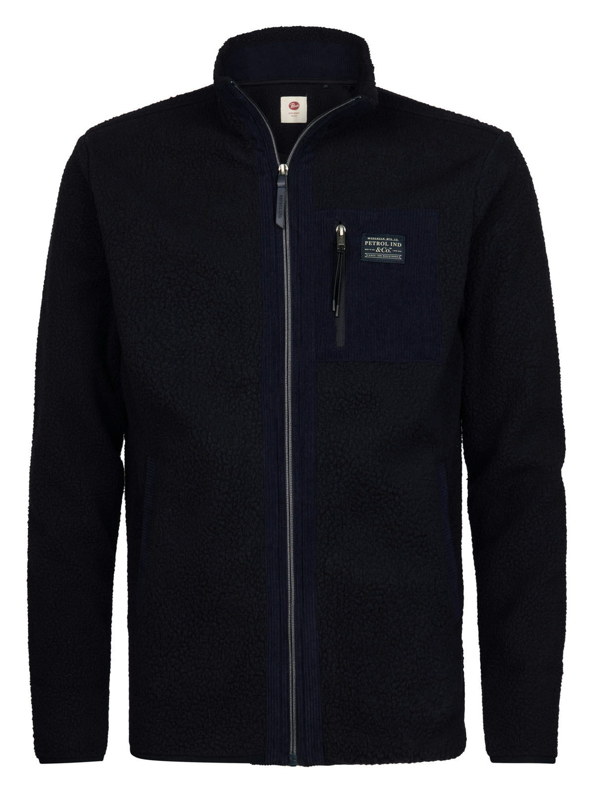 Petrol vest donkerblauw voor heren