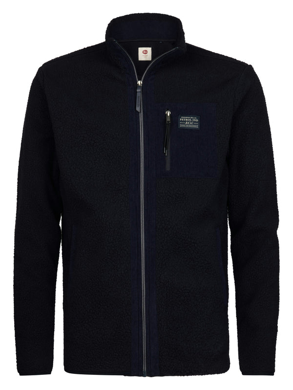 Petrol - Cardigan - Donkerblauw