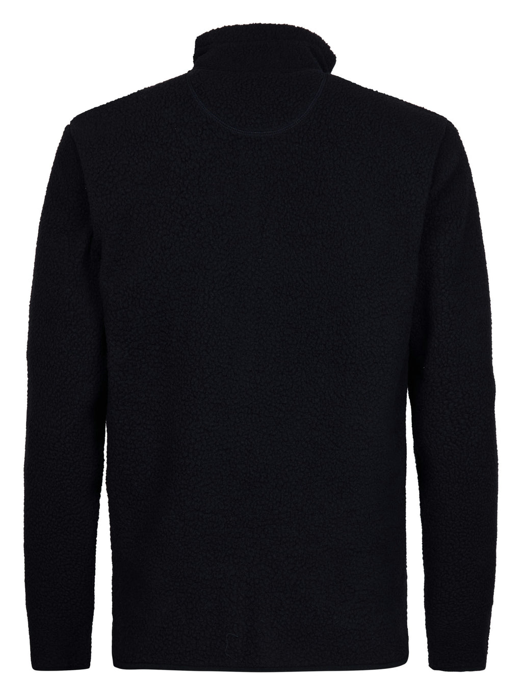 Petrol vest donkerblauw met teddystof en borstzak met rits voor heren