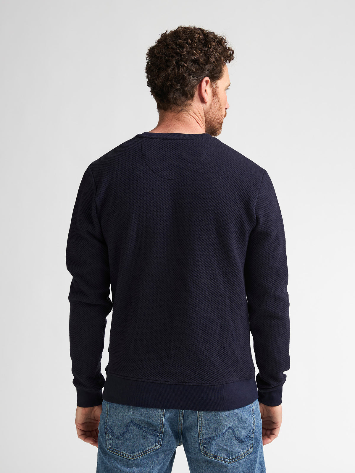 Petrol pull bleu foncé pour homme – 4
