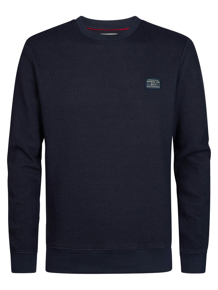 Petrol - Trui - Donkerblauw
