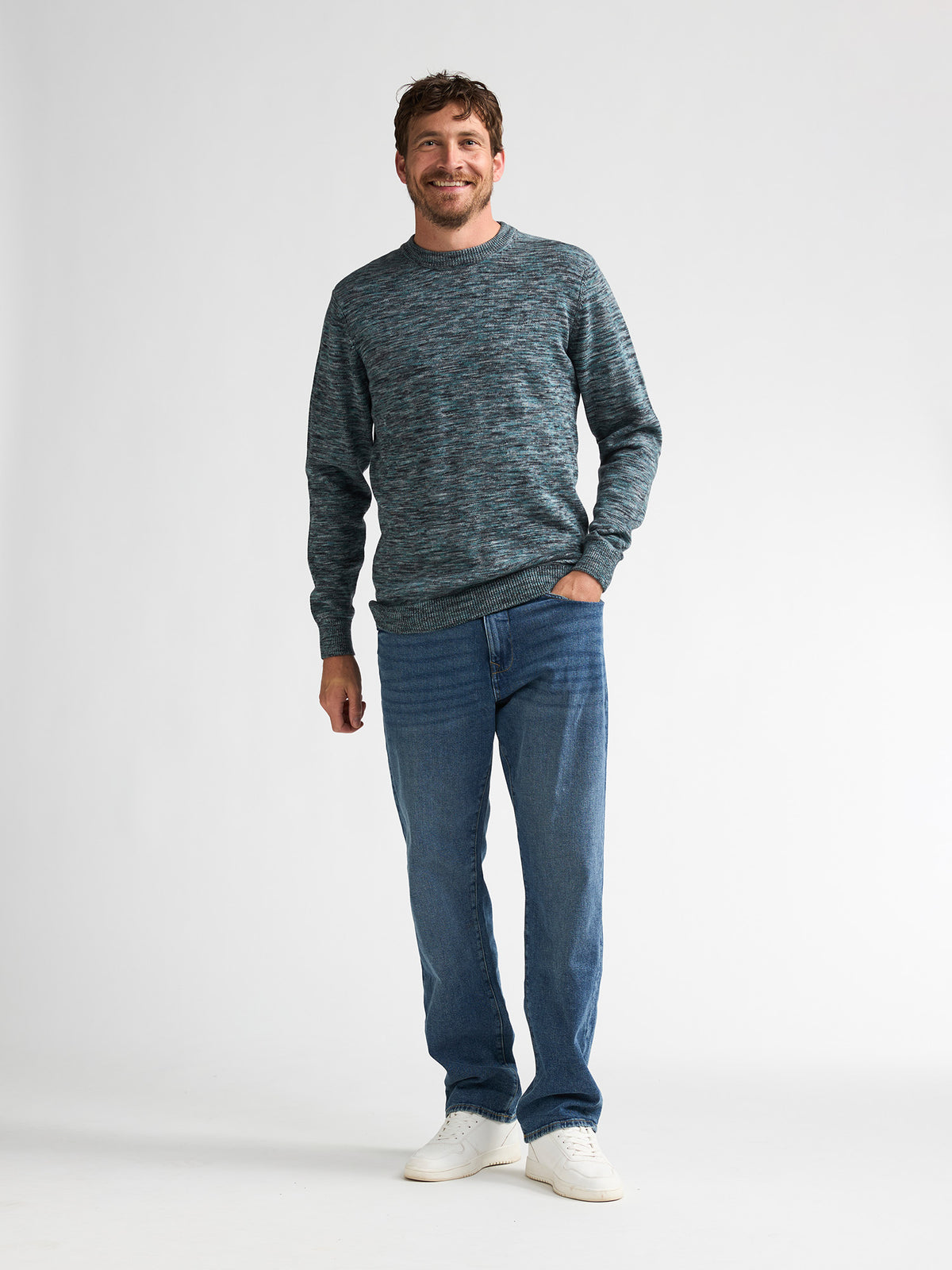 Petrol pull vert pour homme – 7