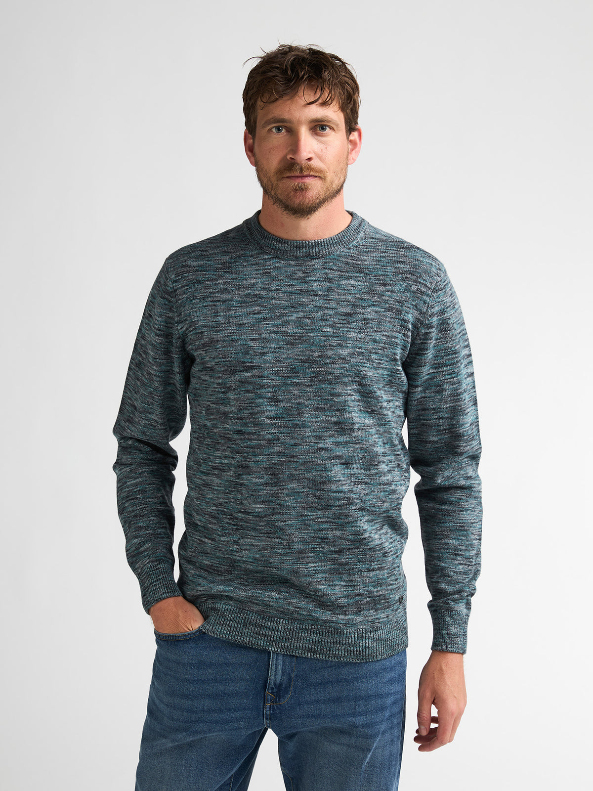 Petrol pull vert pour homme – 2