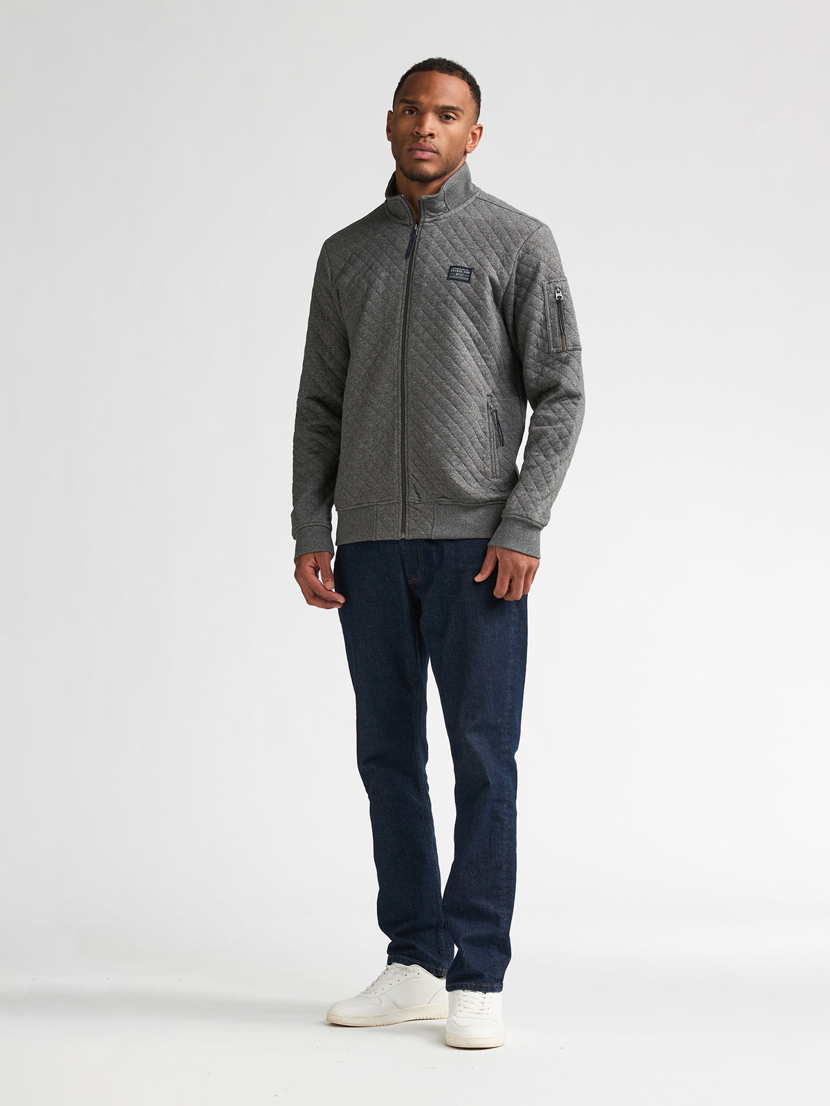 Petrol cardigan grijs voor heren – 7
