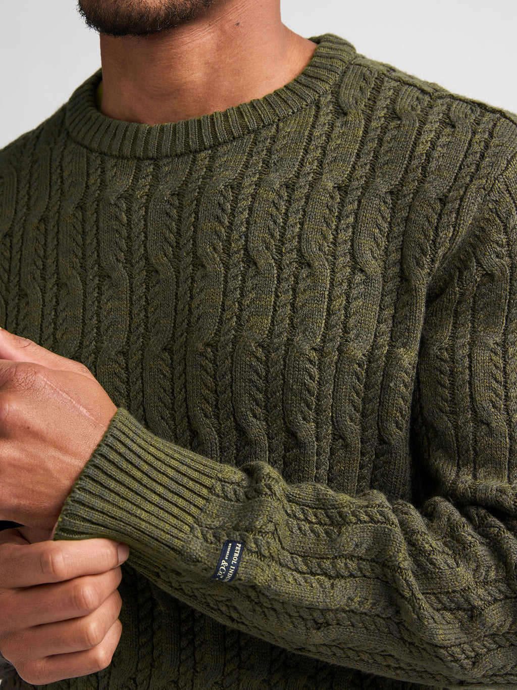 Petrol - Trui - Khaki