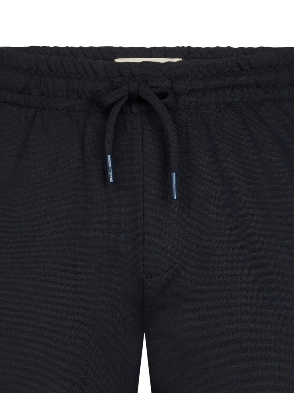 Petrol broek donkerblauw met elastische taille en trekkoord voor heren