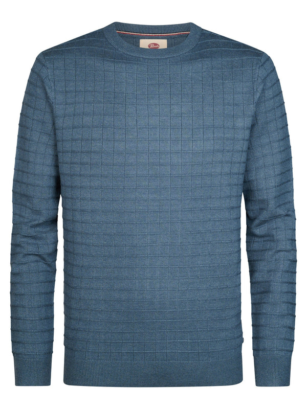 Petrol - Trui - Blauw