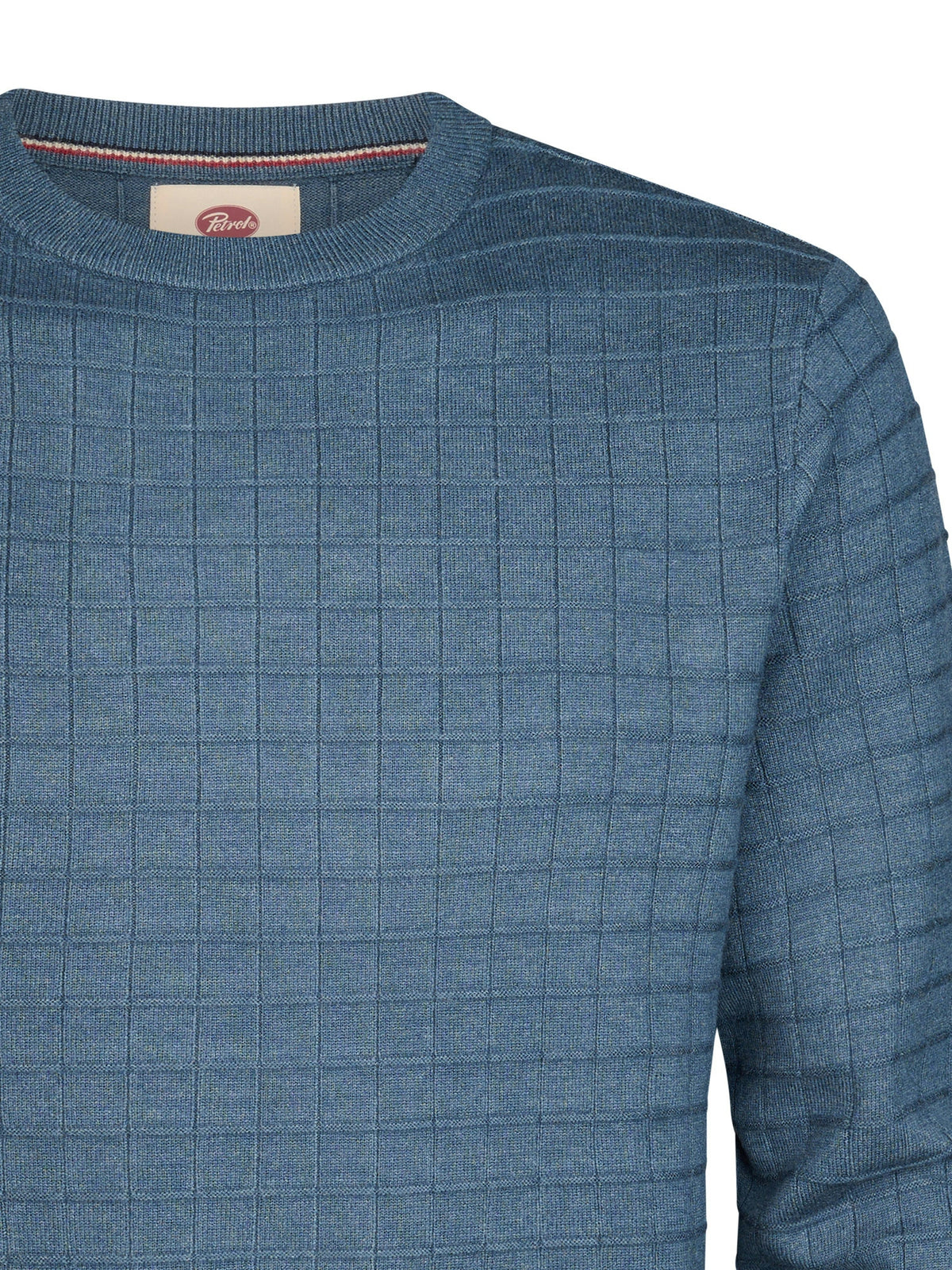 Petrol trui blauw voor heren – 5