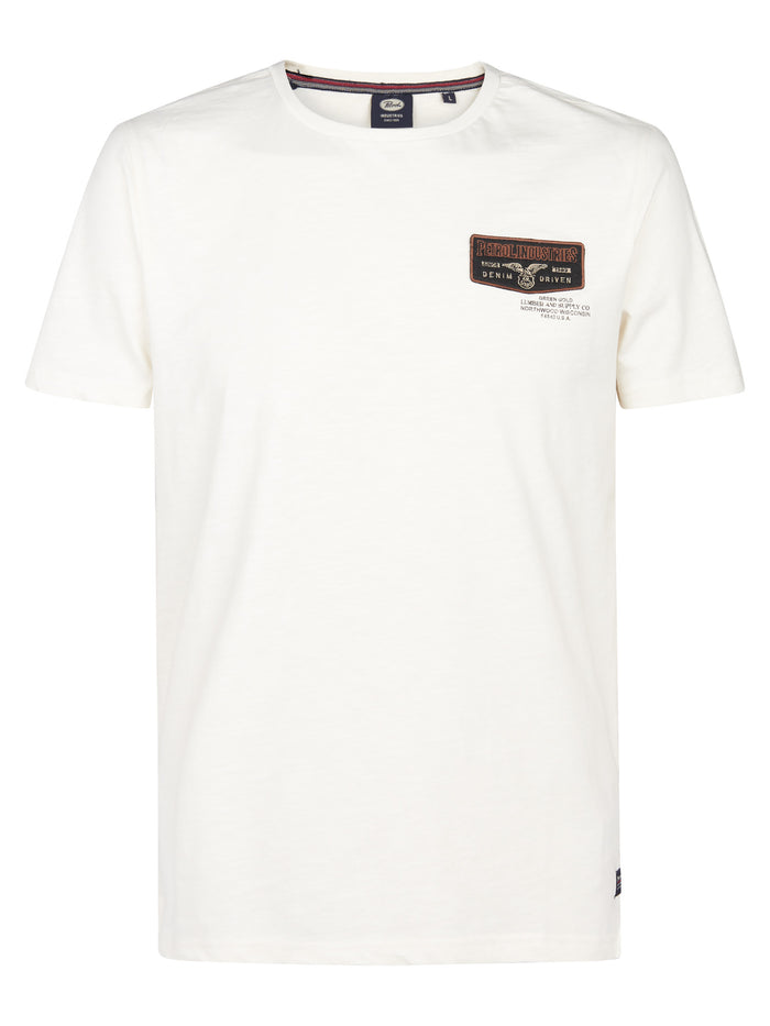 Petrol - T-Shirt - Beige