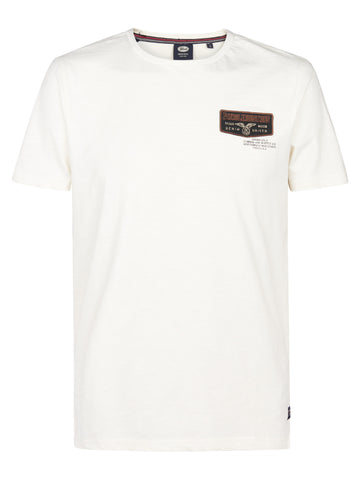 Petrol - T-Shirt - Beige