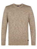 Petrol - Trui Ronde Hals - Beige