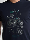 Petrol - T-Shirt - Donkerblauw