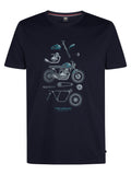 Petrol - T-Shirt - Donkerblauw