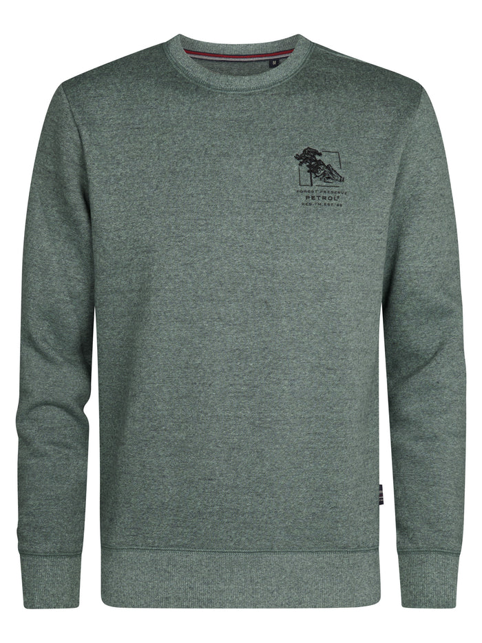 Petrol - Sweater - Groen