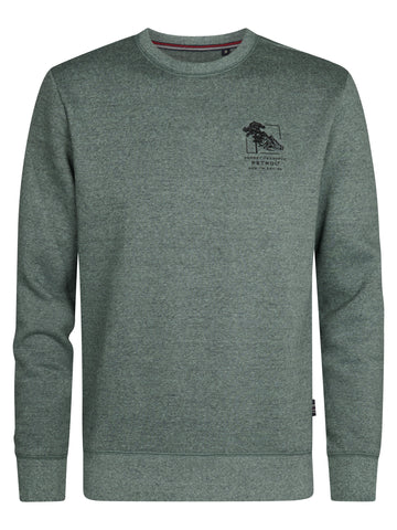 Petrol - Sweater - Groen