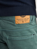 Petrol - Jeansshort - Donkergroen
