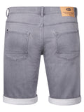 Petrol - Jeansshort - Grijs