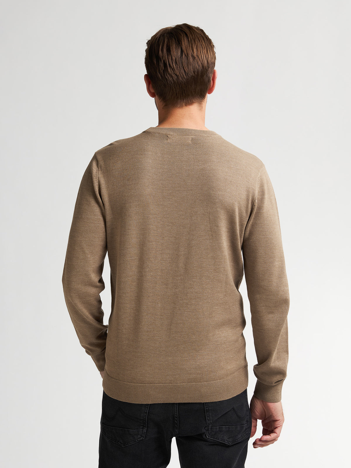 Petrol pull brun clair pour homme – 4