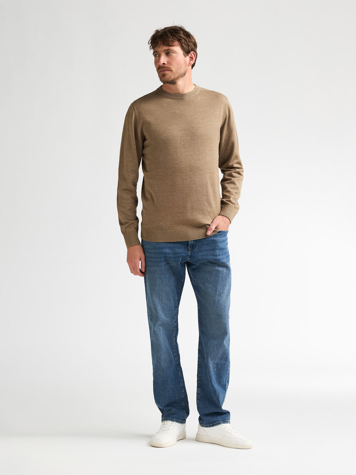 Petrol pull brun clair pour homme – 12