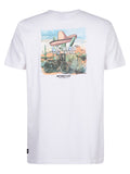 Petrol - T-Shirt - Wit