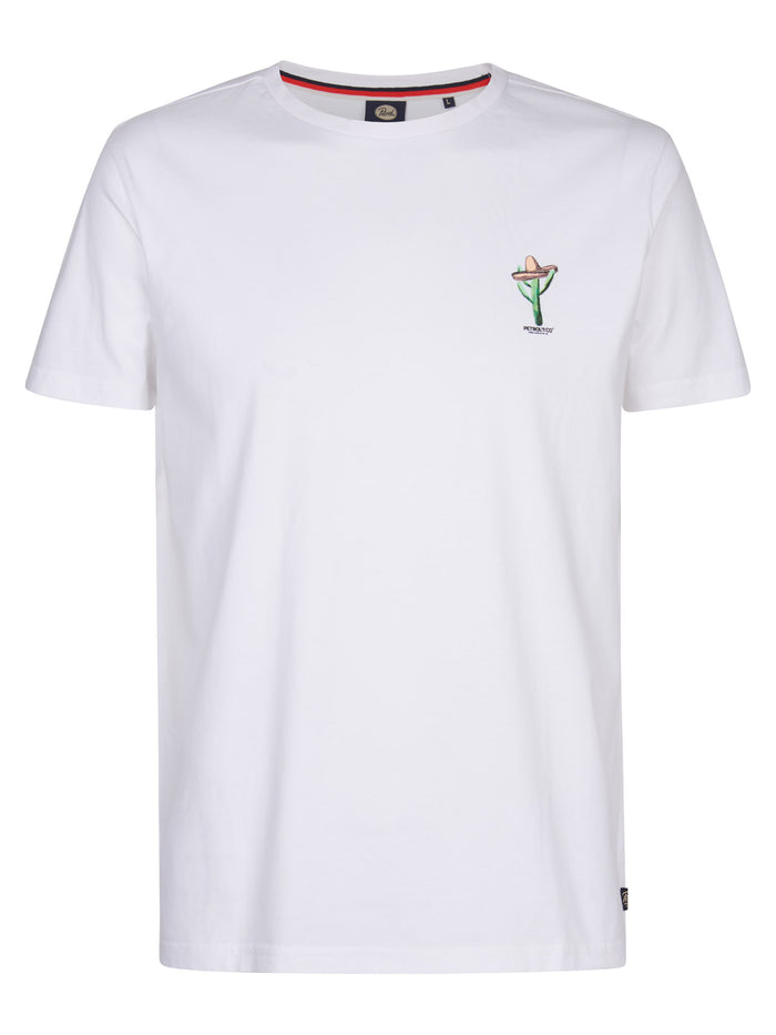 Petrol - T-Shirt - Wit