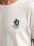 Petrol - T-Shirt - Beige