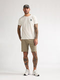 Petrol - T-Shirt - Beige