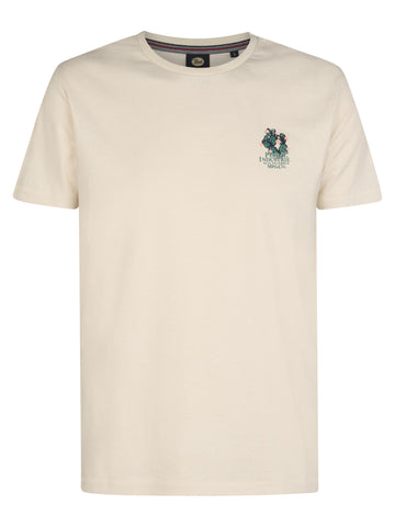 Petrol - T-Shirt - Beige