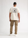 Petrol - T-Shirt - Beige