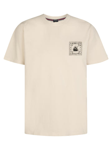 Petrol - T-Shirt - Beige