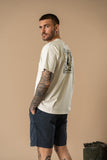 Petrol - T-Shirt - Beige