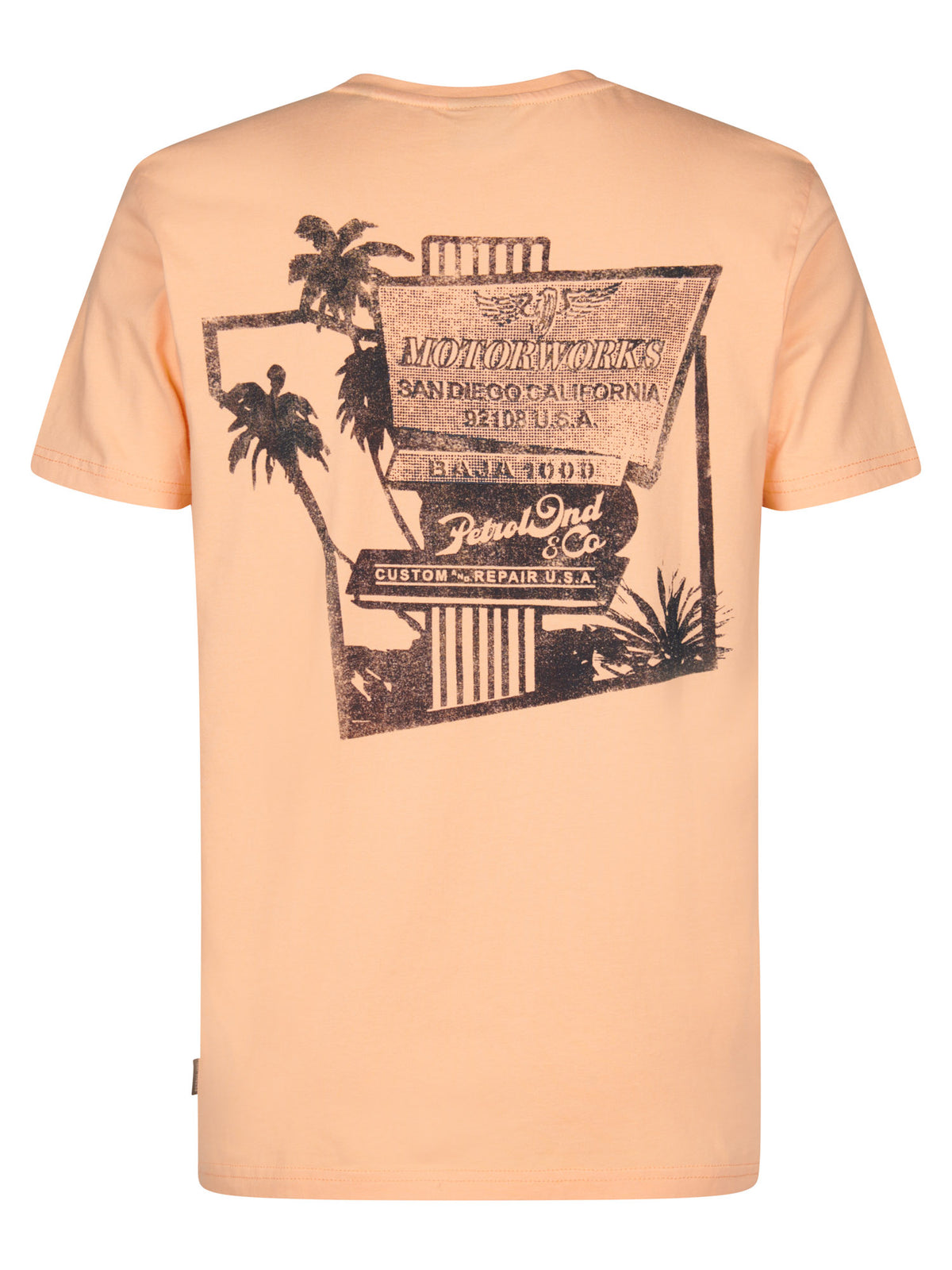 Petrol t-shirt orange pour homme – 2