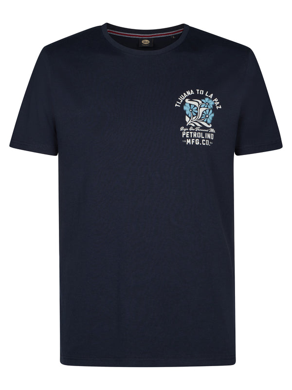 Petrol - T-Shirt - Donkerblauw