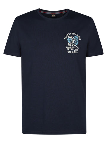 Petrol - T-Shirt - Donkerblauw