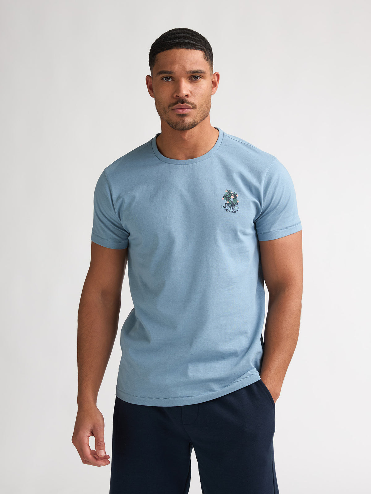 Petrol t-shirt bleu pour homme – 2