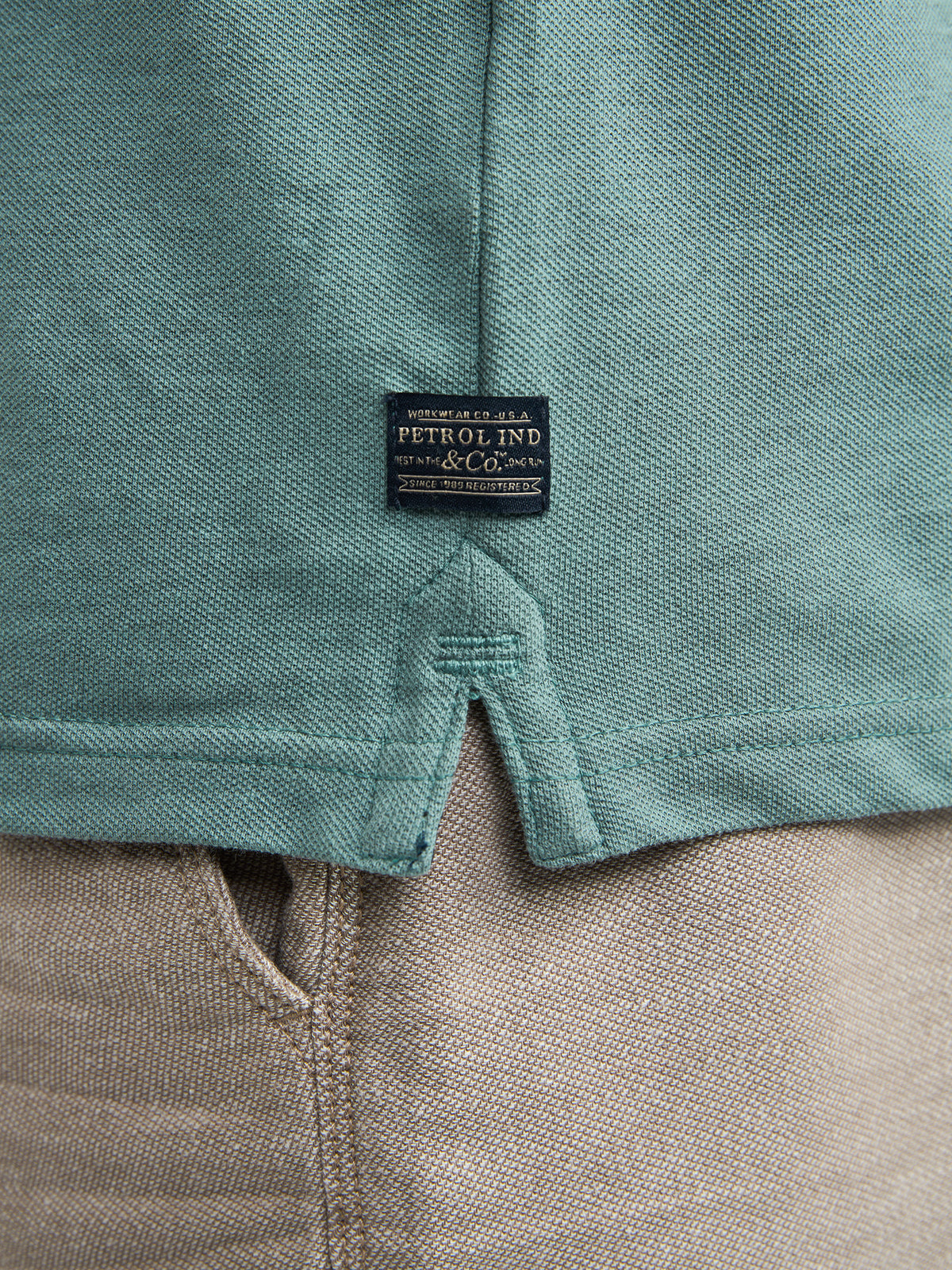 Petrol polo vert pour homme – 6