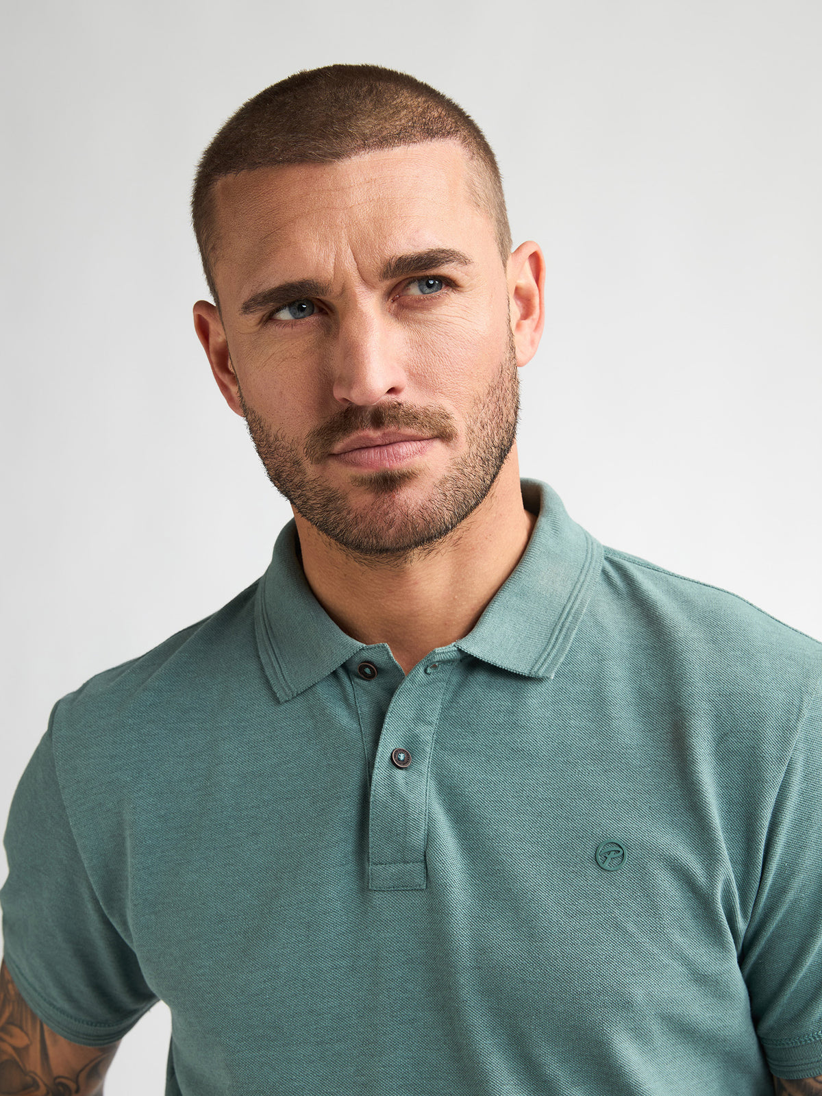 Petrol polo vert pour homme – 8