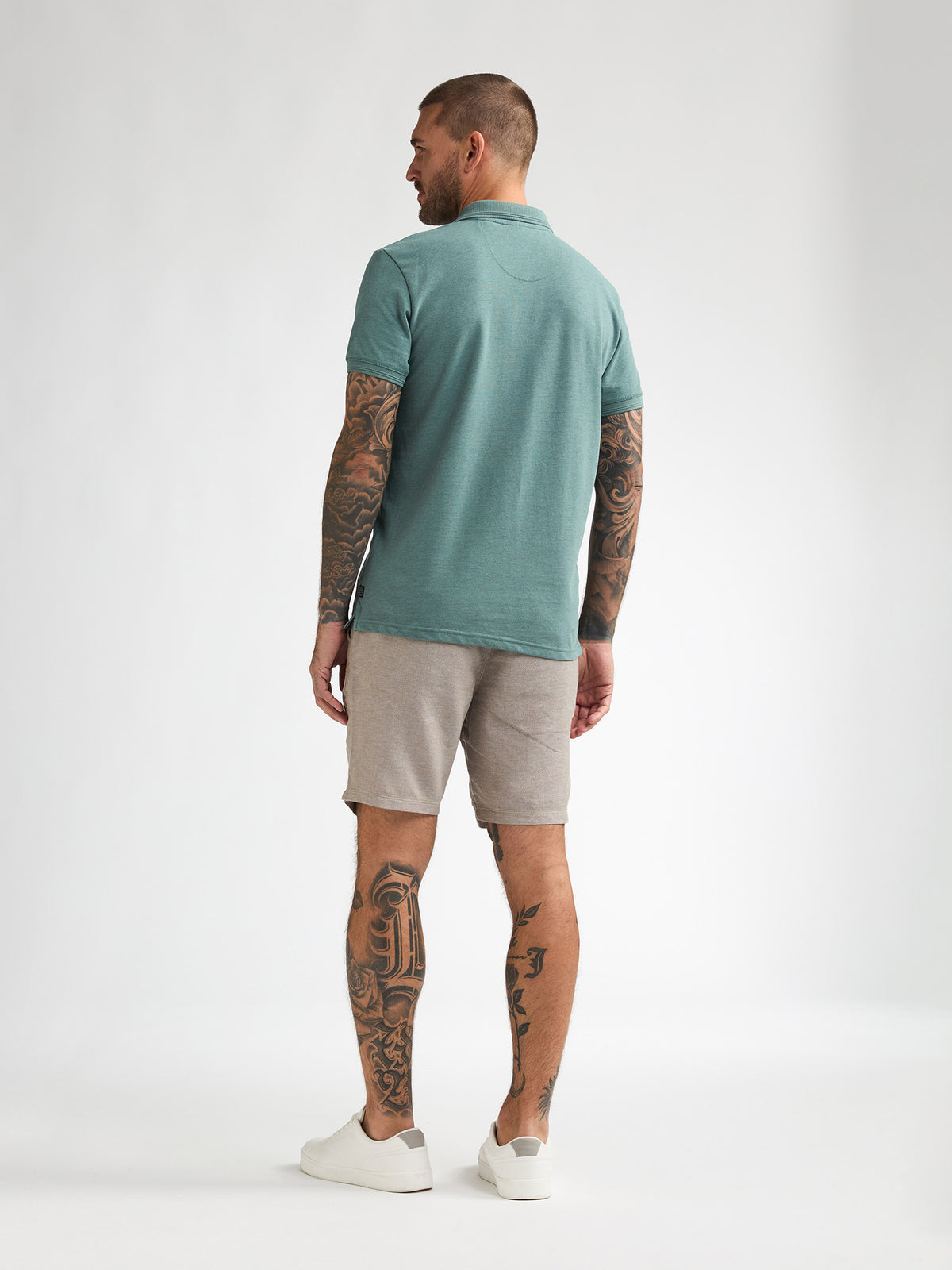 Petrol polo vert pour homme – 9