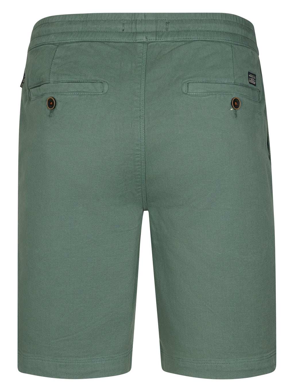 Petrol short groen met elastische taille en trekkoord voor heren