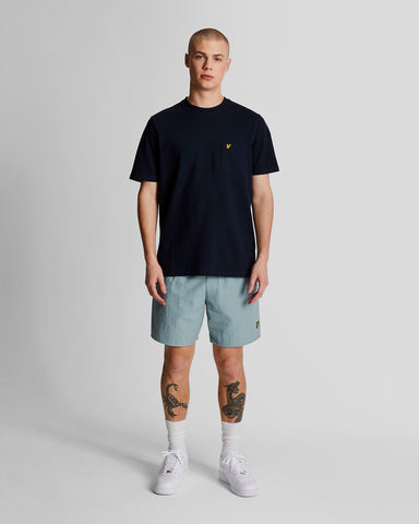 Lyle & Scott - Zwemshort - Ijsblauw