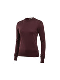Silvian Heach sweater bruin met ronde hals en tone-on-tone logo voor dames