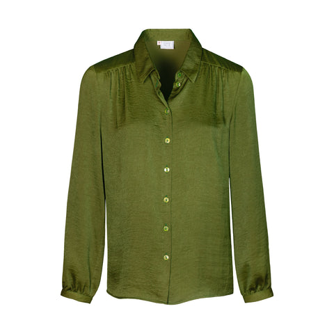 Green Ice - Blouse - Olive