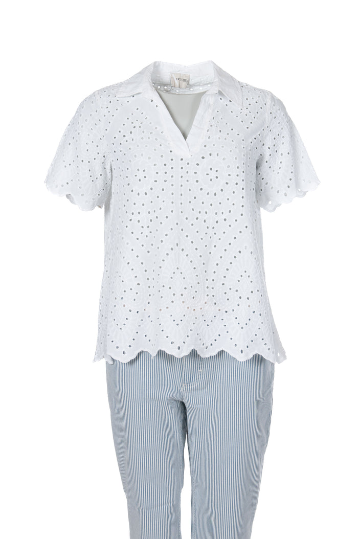 Victoria - Blouse - Wit