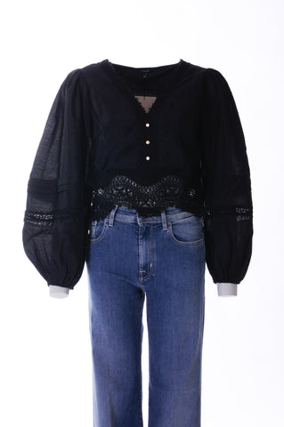 Nikkie - Blouse - Zwart