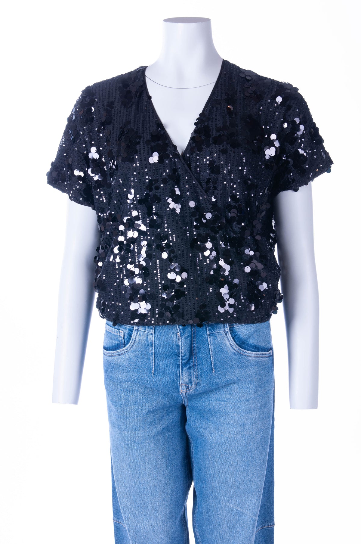 Esqualo blouse zwart voor dames