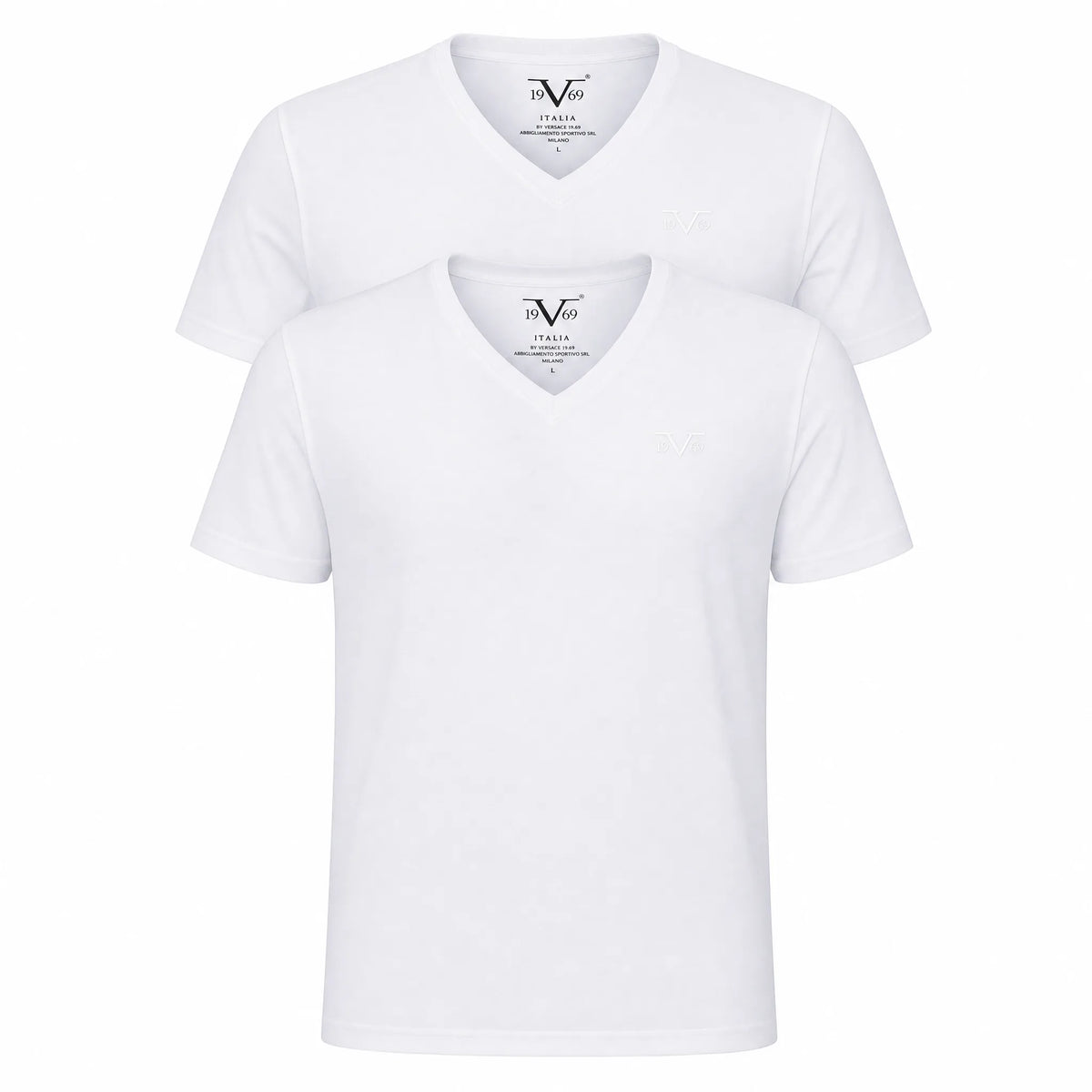 19V69 Italia t-shirt blanc pour homme