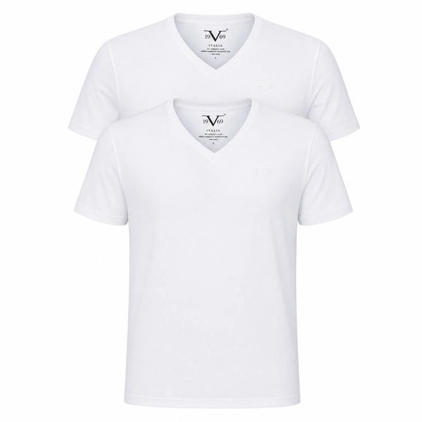 19V69 Italia - 2pack T-Shirts - Wit